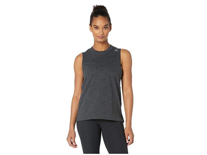 Reebok Training Elements Marble Tank (black) Women's Sleeveless