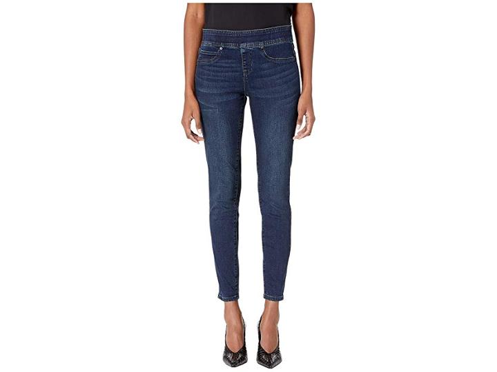 Nicole Miller New York Slim Pull-on In Poe (poe Wash) Women's Jeans