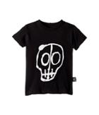 Nununu Skull Mask Patch T-shirt (infant/toddler/little Kids) (black) Boy's T Shirt