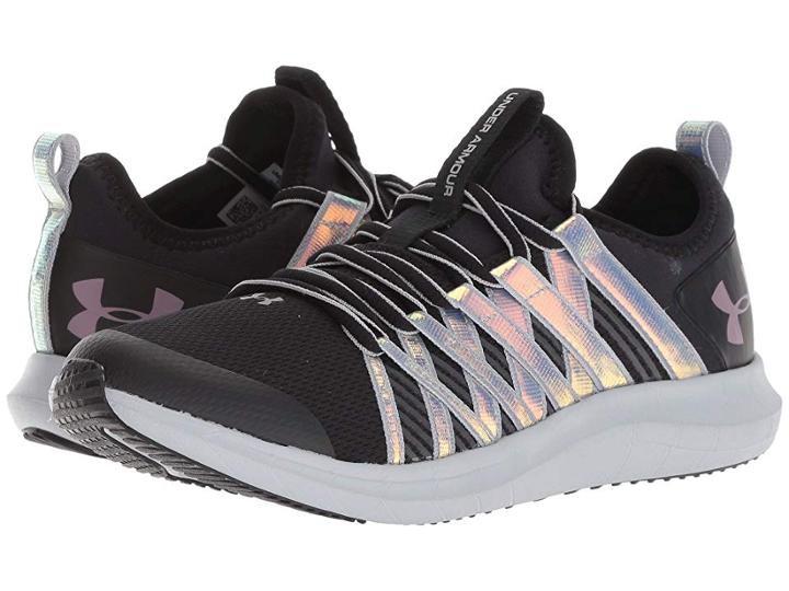Under Armour Kids Ua Ggs Infinity Hg Wide (big Kid) (black/black/overcast Gray) Girls Shoes