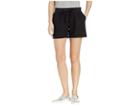 Per Se 5 Rolled Cuff Shorts W/ Knit Waistband (black) Women's Shorts