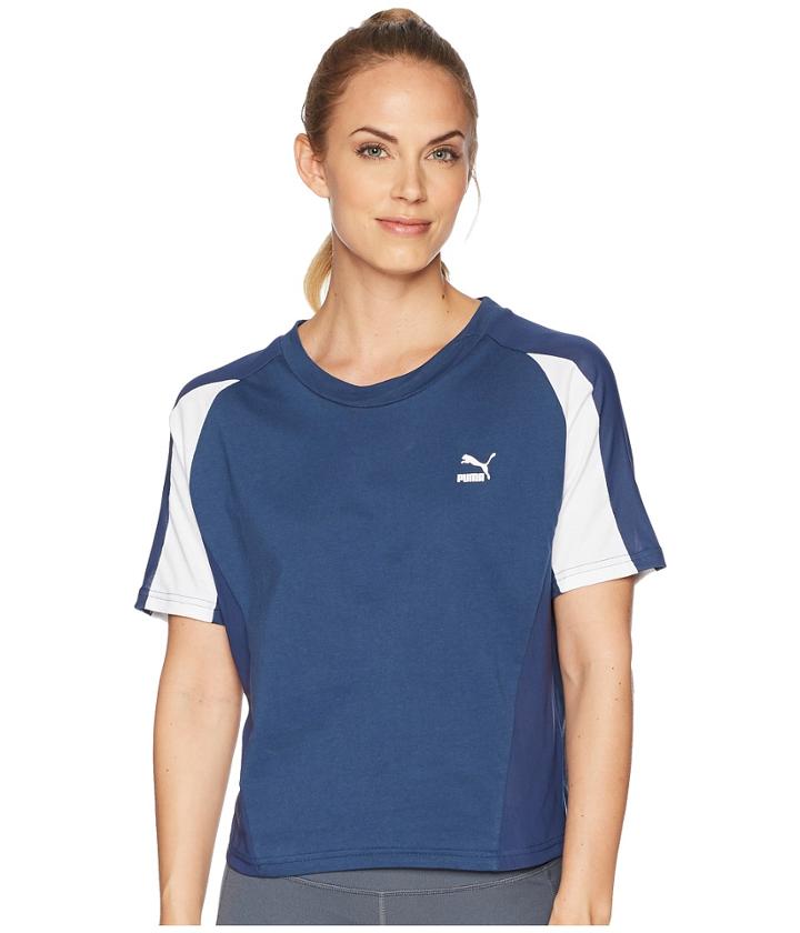 Puma Archive Tee (sargasso Sea) Women's T Shirt