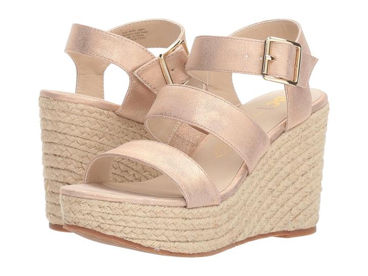 Seychelles Bc Footwear By Seychelles Snack Bar (rose Gold Metallic) Women's Sandals