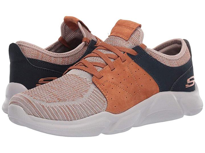 Skechers Drafter Wellmont (tan/navy) Men's Shoes