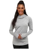 Nike Dry Element Running Hoodie (cool Grey/heather/reflective Silver) Women's Sweatshirt