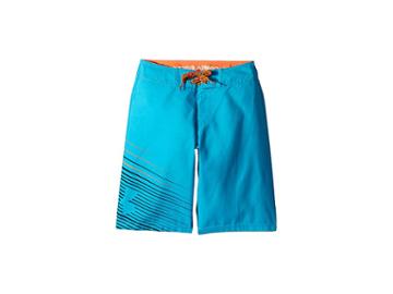 Under Armour Kids Flash Boardshorts (big Kids) (meridian Blue) Boy's Swimwear