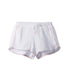 Polo Ralph Lauren Kids Cotton Pull-on Shorts (little Kids) (white) Girl's Shorts