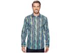 Bugatchi Shaped Fit Woven Shirt (candy) Men's Long Sleeve Pullover