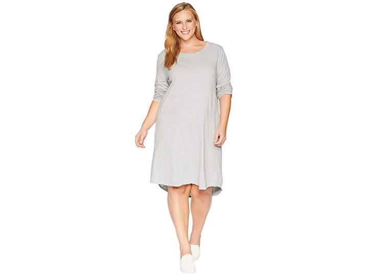 Extra Fresh By Fresh Produce Plus Size Catalina Dress (slate Grey) Women's Dress
