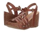 Blowfish Humble (russet Die Cut Pu) Women's Wedge Shoes