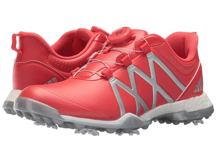 Adidas Golf Adipower Boost Boa (real Coral/silver Metallic/silver Metallic) Women's Golf Shoes