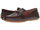Lauren Ralph Lauren Briley Moccasin Loafer (dark Brown/dark Brown Soft Croc/suede) Women's Shoes