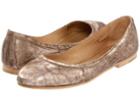 Frye Carson Ballet (bronze Metallic Leather) Women's Flat Shoes