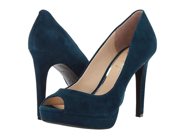 Jessica Simpson Dalyn (azurite Lux Kid Suede) High Heels