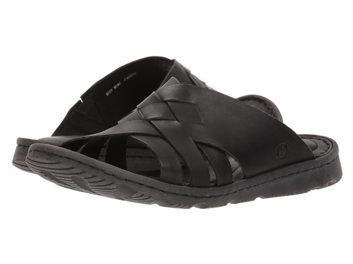 Born Tarpon (black Full Grain Leather) Women's Sandals