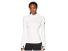 Spyder Unyte Zip T-neck (white/white) Women's Long Sleeve Pullover