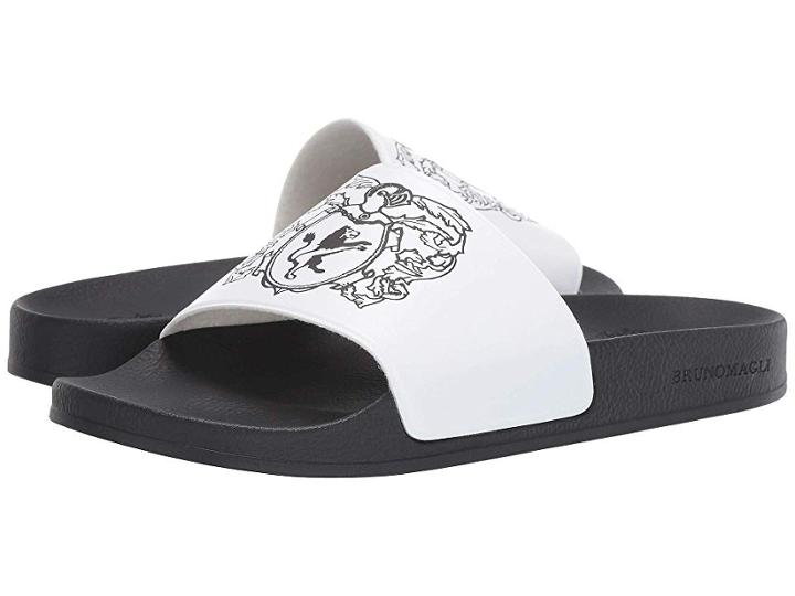 Bruno Magli Martino (white) Men's Dress Sandals