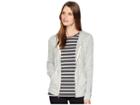 Lucky Brand Hacci Zip-up Hoodie Sweatshirt (heather Grey) Women's Sweatshirt