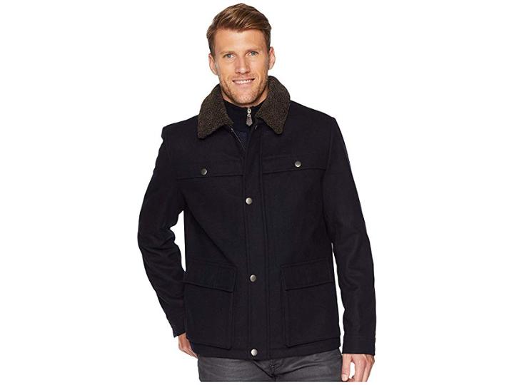 Kenneth Cole New York Wool Coat (midnight) Men's Coat