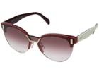 Prada 0pr 04us (opal Bordeaux/gradient Pink) Fashion Sunglasses