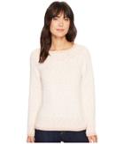 Pendleton Soft Textured Pullover (evening Sand/marshmallow) Women's Clothing