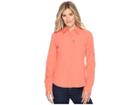 Columbia Silver Ridgetm L/s Shirt (lychee) Women's Long Sleeve Button Up