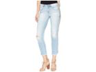 Miss Me Mid-rise Ankle Straight Jeans In Light Blue (light Blue) Women's Jeans