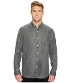 Tommy Bahama Sea Glass Breezer Long Sleeve Shirt (coal) Men's Long Sleeve Button Up