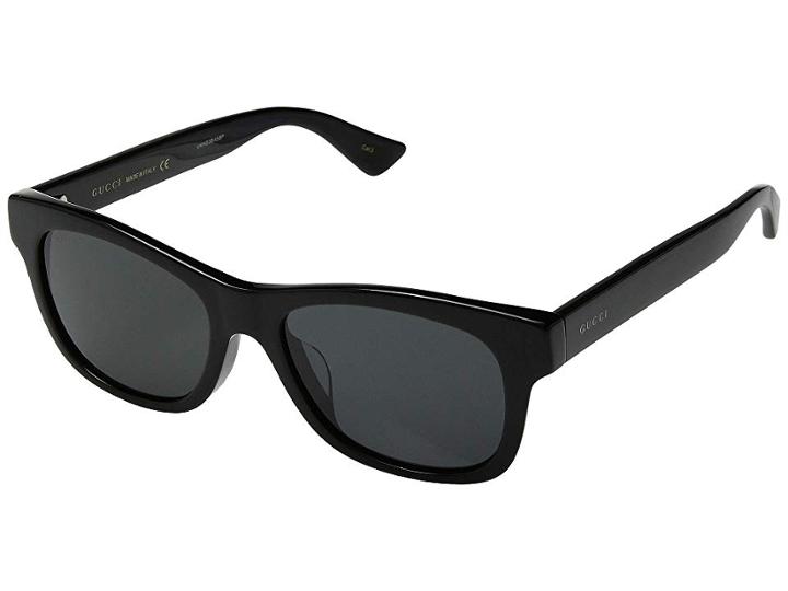 Gucci Gg0044sa Sunglasses (black/black/grey) Fashion Sunglasses