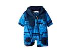 Columbia Kids Hot-tot Suit (infant) (super Blue Geo Print/collegiate Navy) Kid's Snow Bibs One Piece