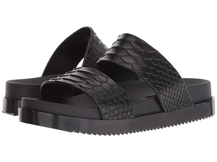 Melissa Shoes X Baja East Cosmic Python Sandal (black) Women's Shoes