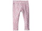 Polo Ralph Lauren Kids Floral Jersey Leggings (toddler) (white/purple Multi) Girl's Casual Pants