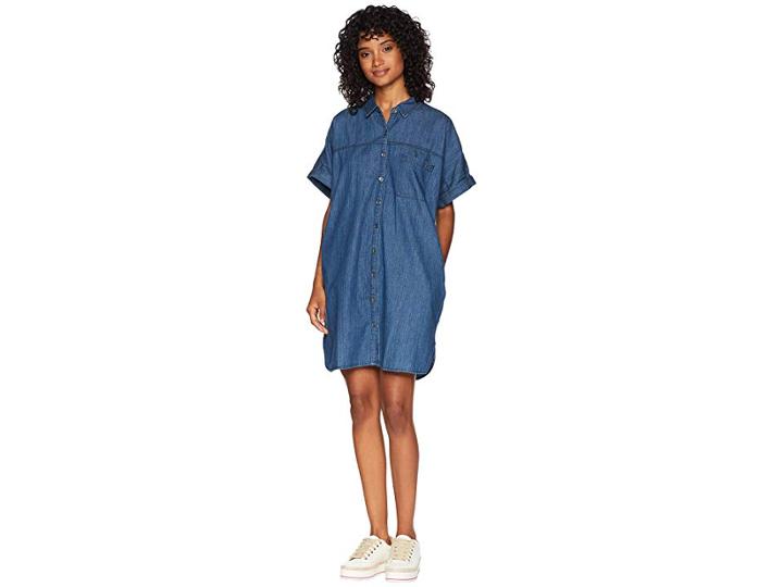 Volcom Yo Shortie Dress (flight Blue) Women's Dress