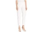 Anne Klein Double Weave Extend Tab Pants (white) Women's Casual Pants