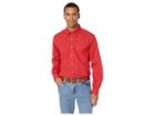 Cinch Long Sleeve Printed Modern Fit (red) Men's Clothing