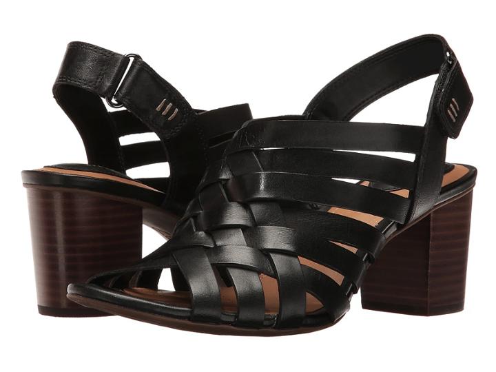 Clarks Ralene Luster (black Leather) Women's Sandals