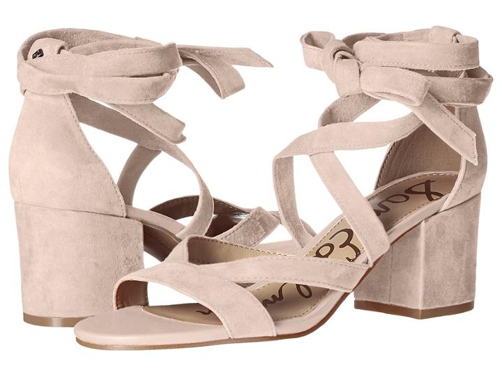 Sam Edelman Sheri (putty Kid Suede Leather) Women's 1-2 Inch Heel Shoes