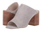 Kenneth Cole New York Karolina 7 (light Grey Suede) Women's Toe Open Shoes
