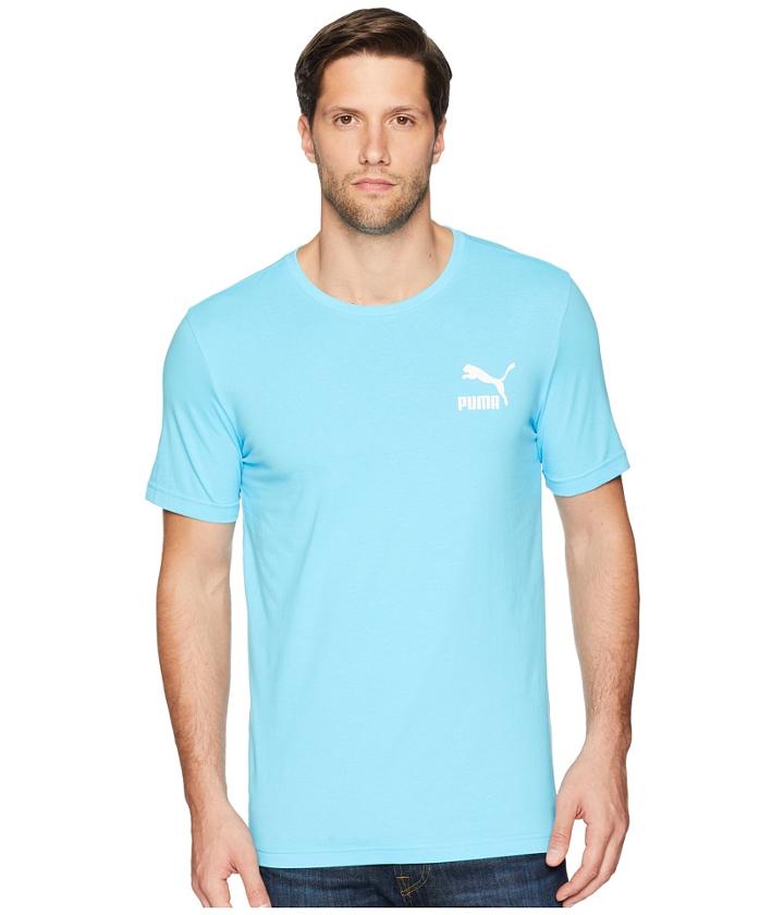 Puma Summer Tropical Logofill Tee (aquarius) Men's T Shirt
