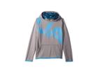 Under Armour Kids Af Highlight Printed Hoodie (big Kids) (charcoal Light Heather/blue Circuit) Boy's Sweatshirt