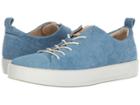 Ecco Soft 8 Tie (indigo 5/powder) Men's Lace Up Casual Shoes