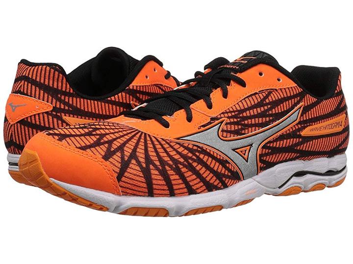 Mizuno Wave Hitogami 4 (clownfish/black/white) Men's Running Shoes