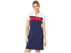 U.s. Polo Assn. Chest Block Dress (evening Blue) Women's Clothing