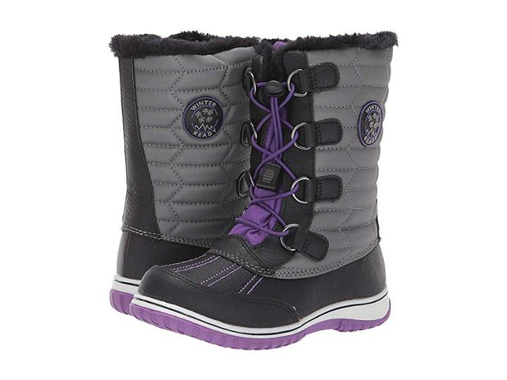 Tundra Boots Kids Alps (little Kid/big Kid) (grey) Girls Shoes
