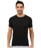 Nike Dri-fittm Cool Tailwind Running Shirt (black/black/reflective Silver) Men's Workout
