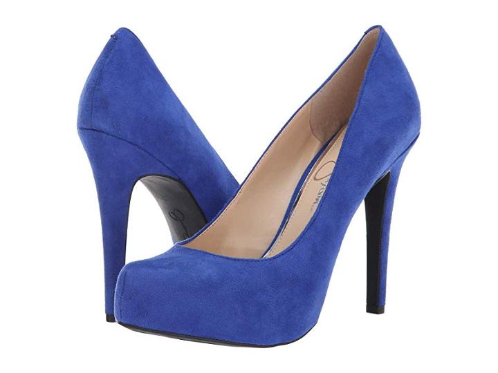 Jessica Simpson Parisah (blue Violet Deluxe Microsuede) High Heels