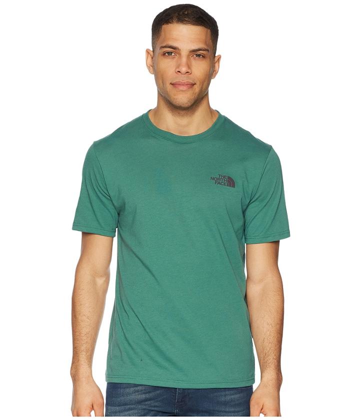 The North Face Bottle Source Red Box Tee (smoke Pine) Men's T Shirt