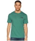 The North Face Bottle Source Red Box Tee (smoke Pine) Men's T Shirt