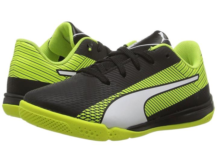 Puma Kids Evospeed Star S Jr (little Kid/big Kid) (puma Black/puma White/safety Yellow) Boys Shoes