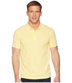 Fred Perry Twin Tipped Shirt (1964 Yellow/snow White) Men's Short Sleeve Knit